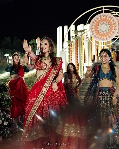 Emilia at the wedding